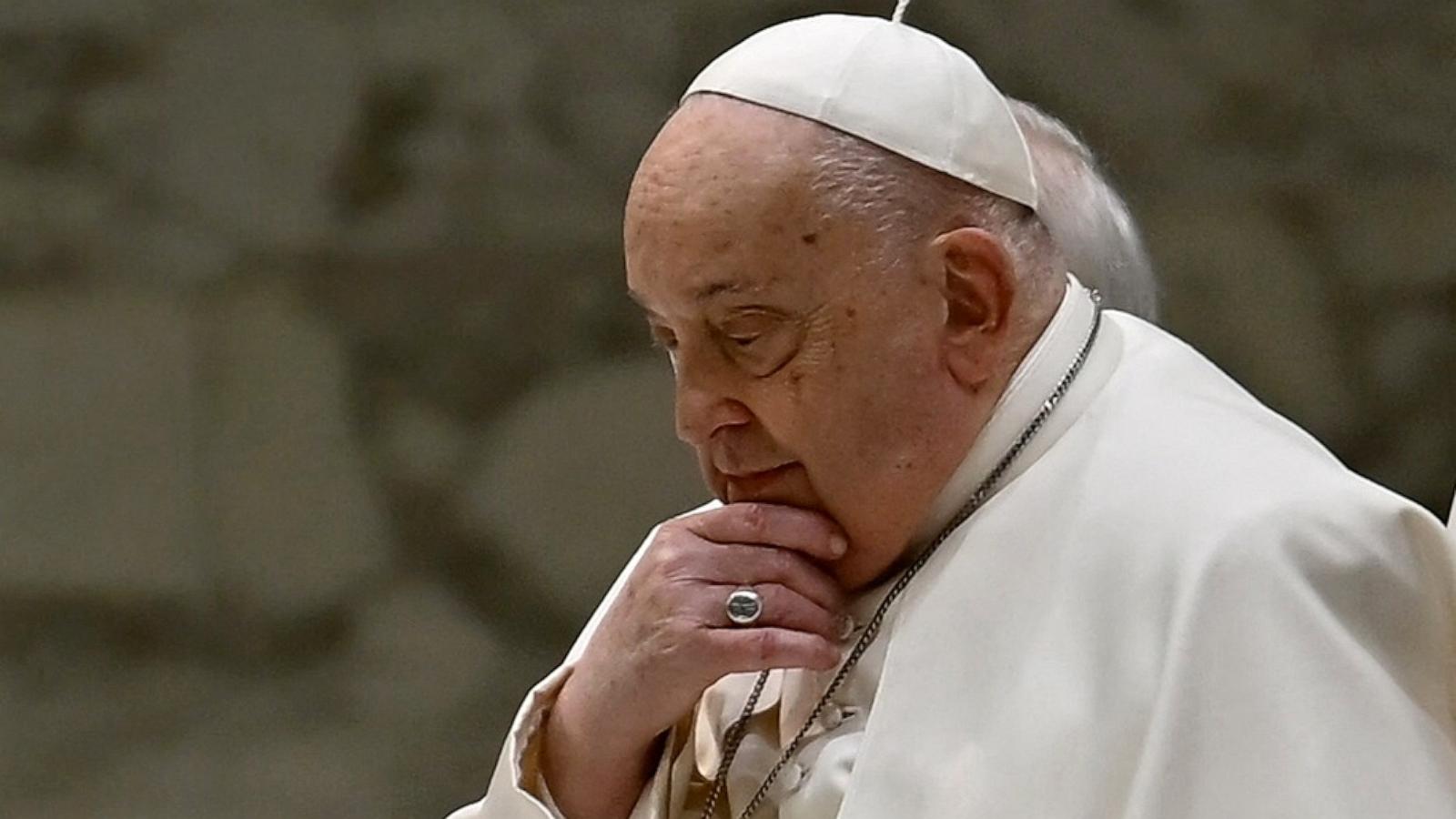 Pope not fully recovered, condition not life-threatening, doctors say