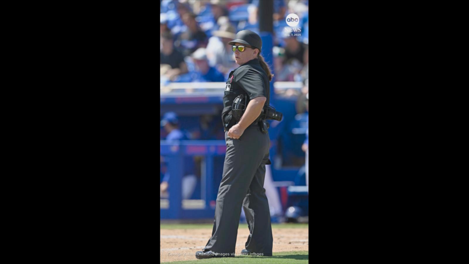 WATCH: MLB to debut its first-ever female umpire