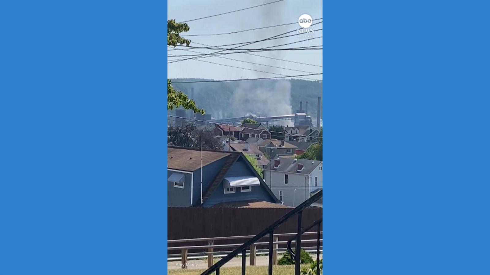 WATCH: One dead, 10 injured in explosion at Pennsylvania steel plant, officials say
